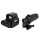 Комплекс HOLOGRAPHIC HYBRID SIGHT RED/GREEN EXPS + G33 MAGNIFIER WY099-BK [WADSN]